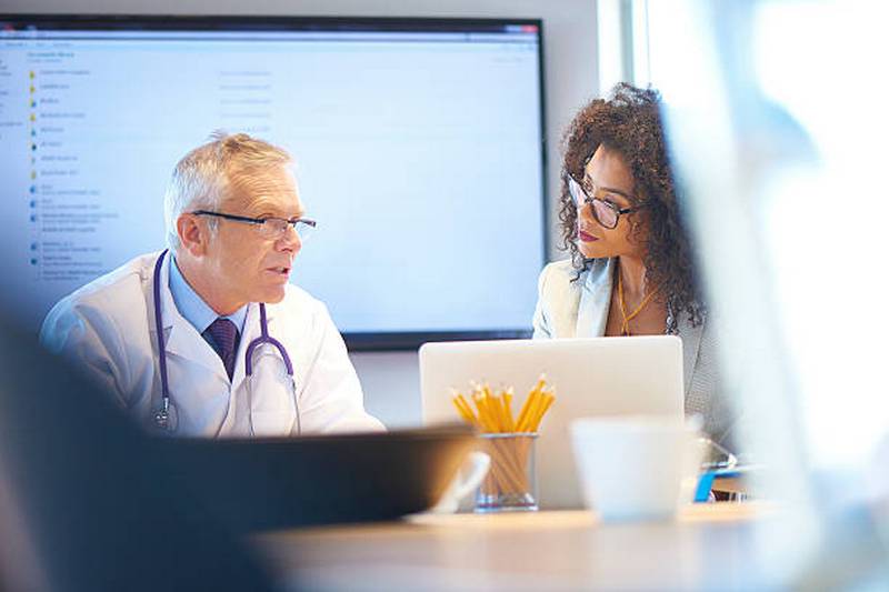 Medical Science Liaisons in a meeting